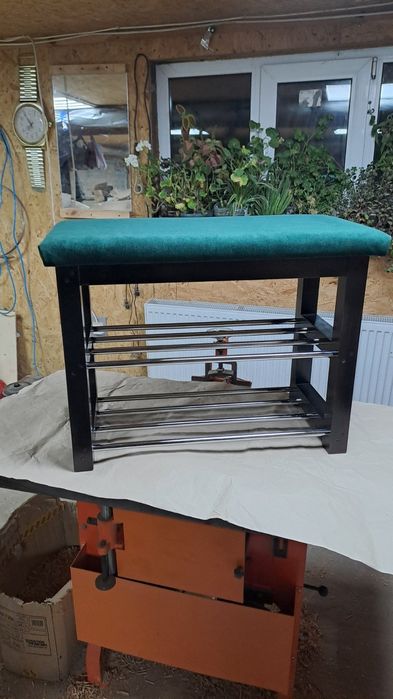 Банкетка в прихожу, підставка для взуття, лавка