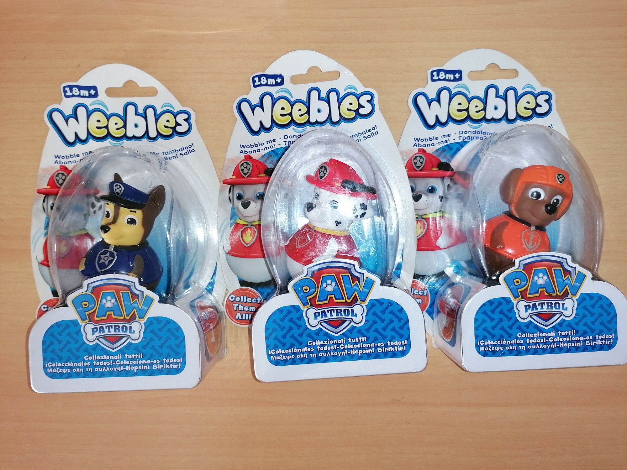 ARTIGOS NOVOS – Figuras de coleção Weebles Patrulha Pata > Serie 1