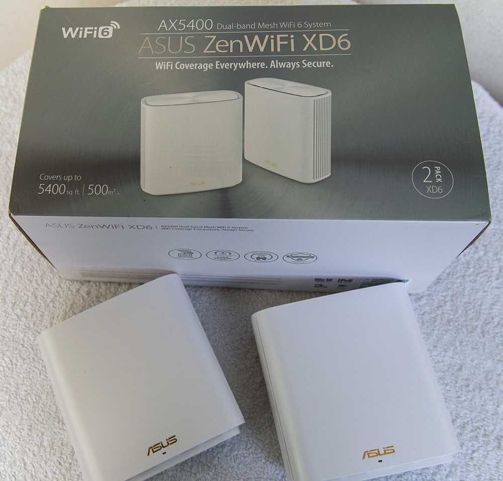 Router Asus ZenWifi XD6 AX5400 Dual-band Mesh Wifi 6 2 stacje