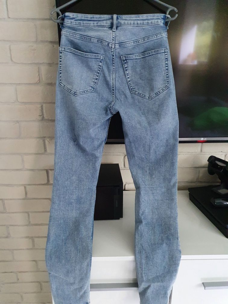 Spodnie rurki jeansowe roz. 36 H&M