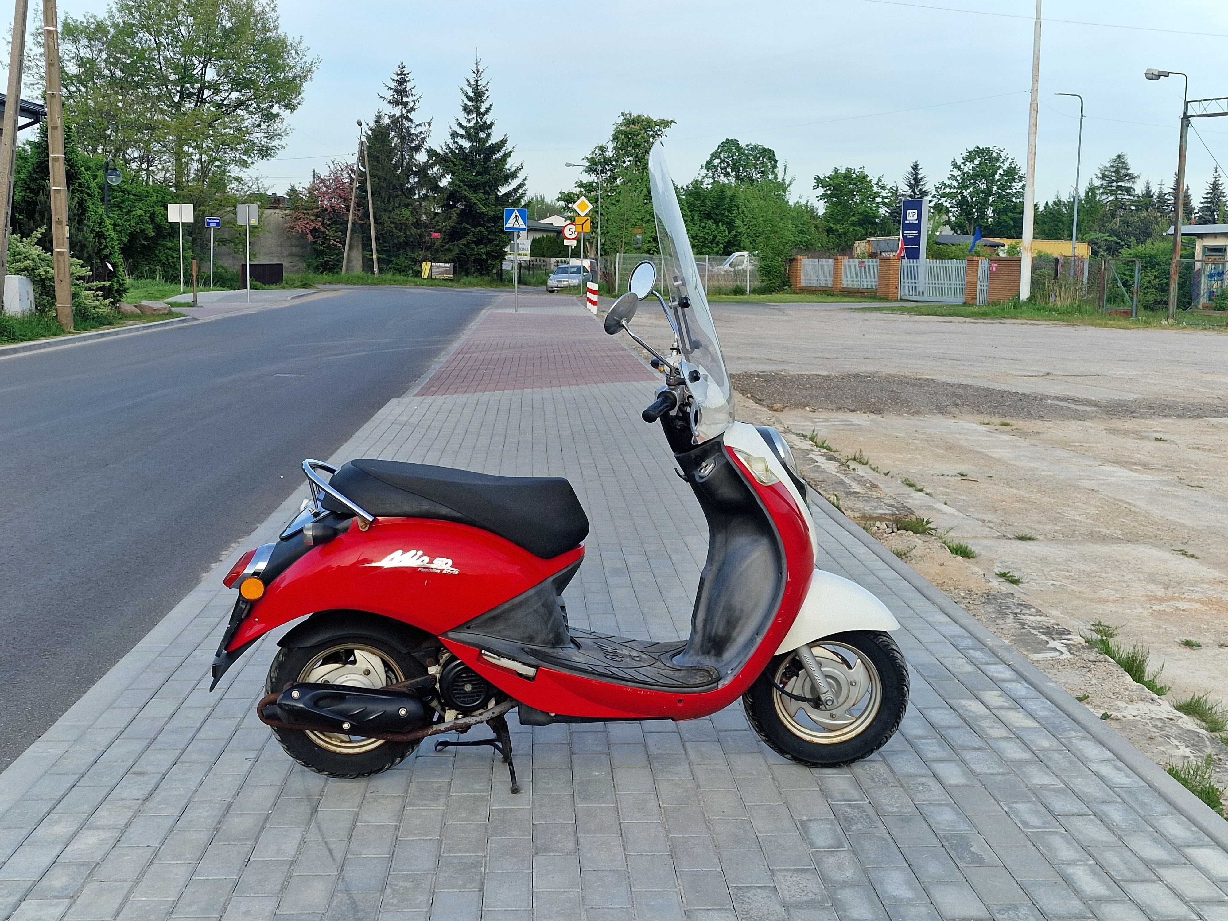 Skuter Sym MIO 50 4t motorower * mały *  styl retro * z szyba