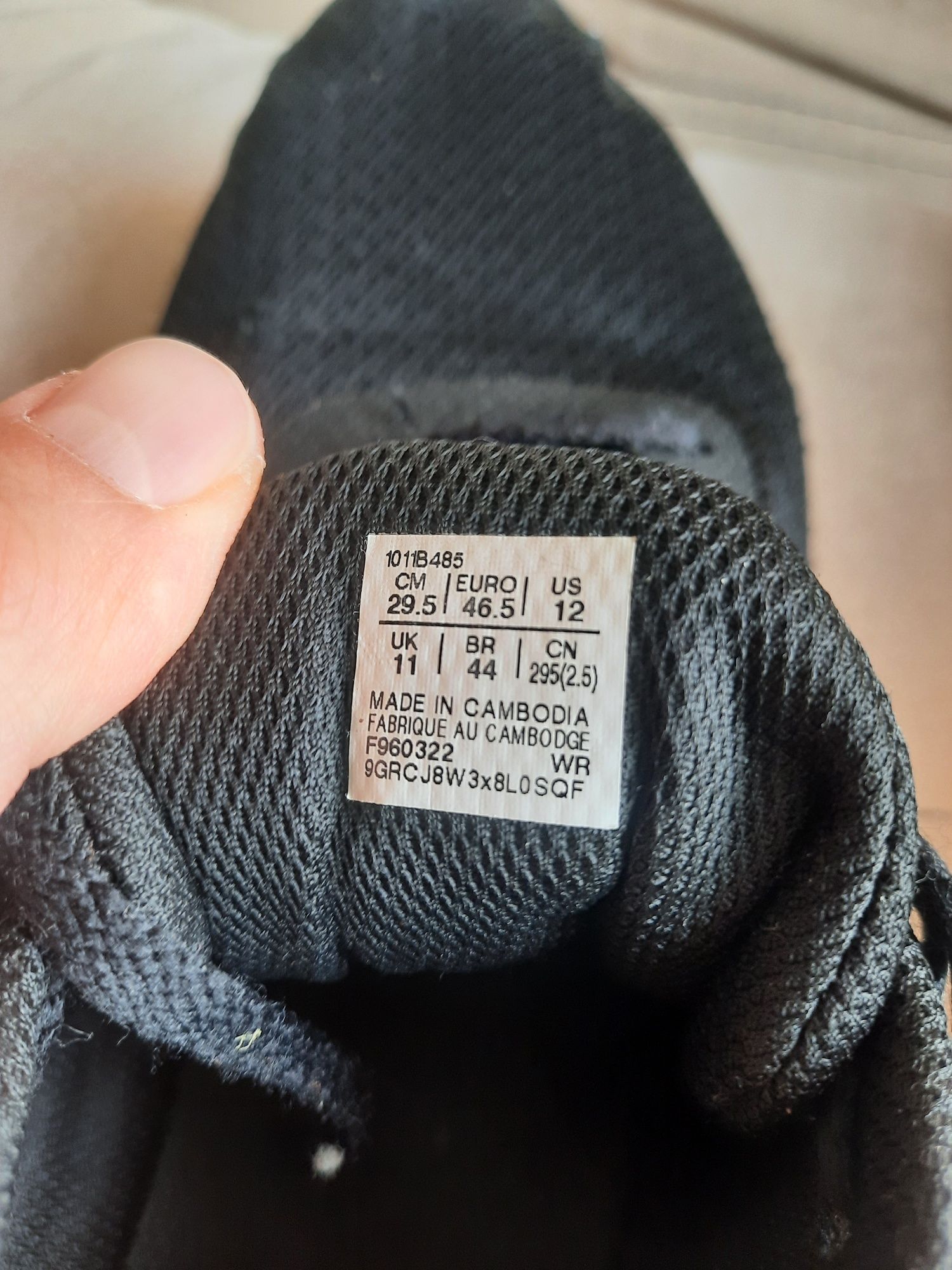 Кросівки кроссовки asics patriot 13, чорні, р. 46,5, стелька 29,5 см