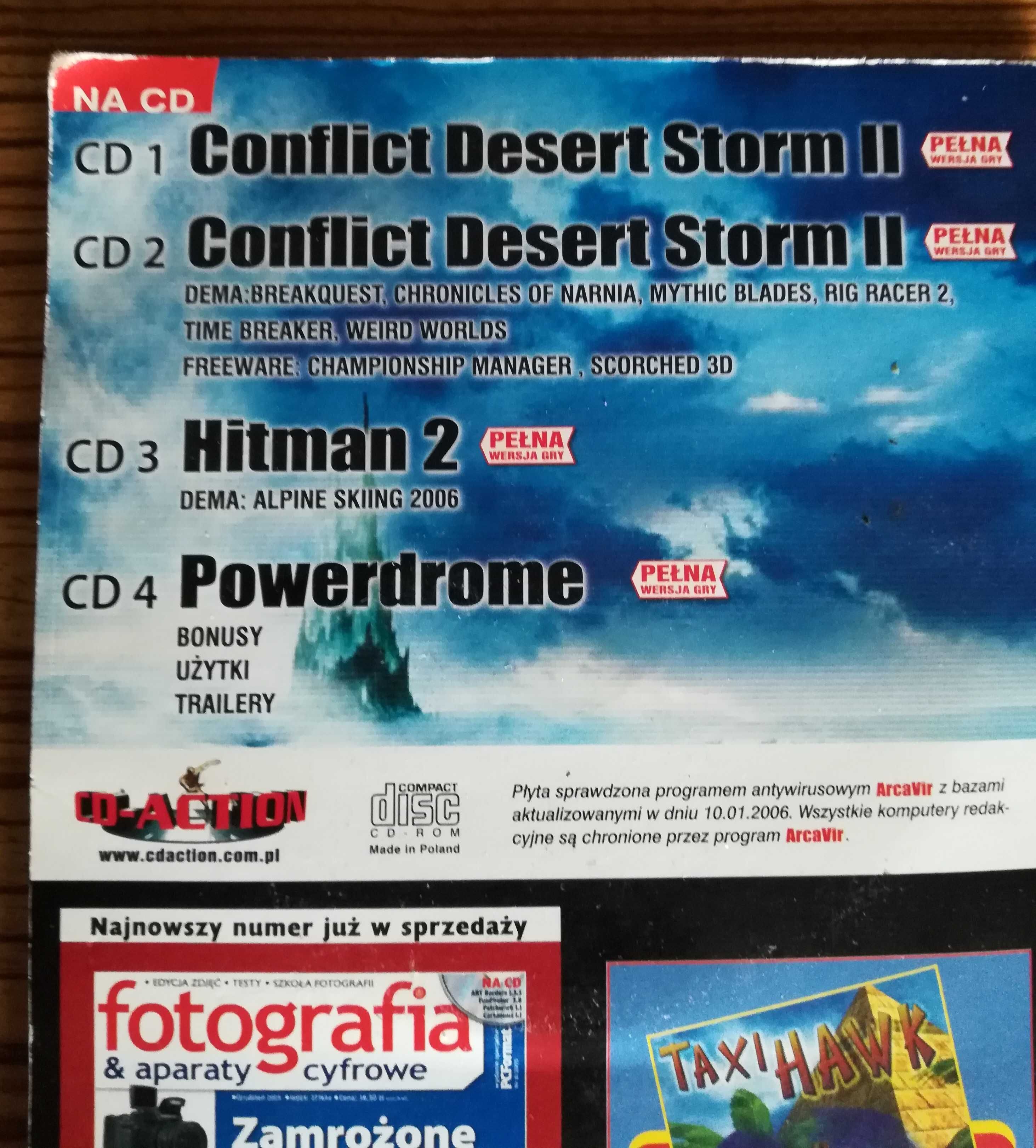 Conflict Desert Storm II  Hitman 2 Powerdrome  gra na PC klasyka