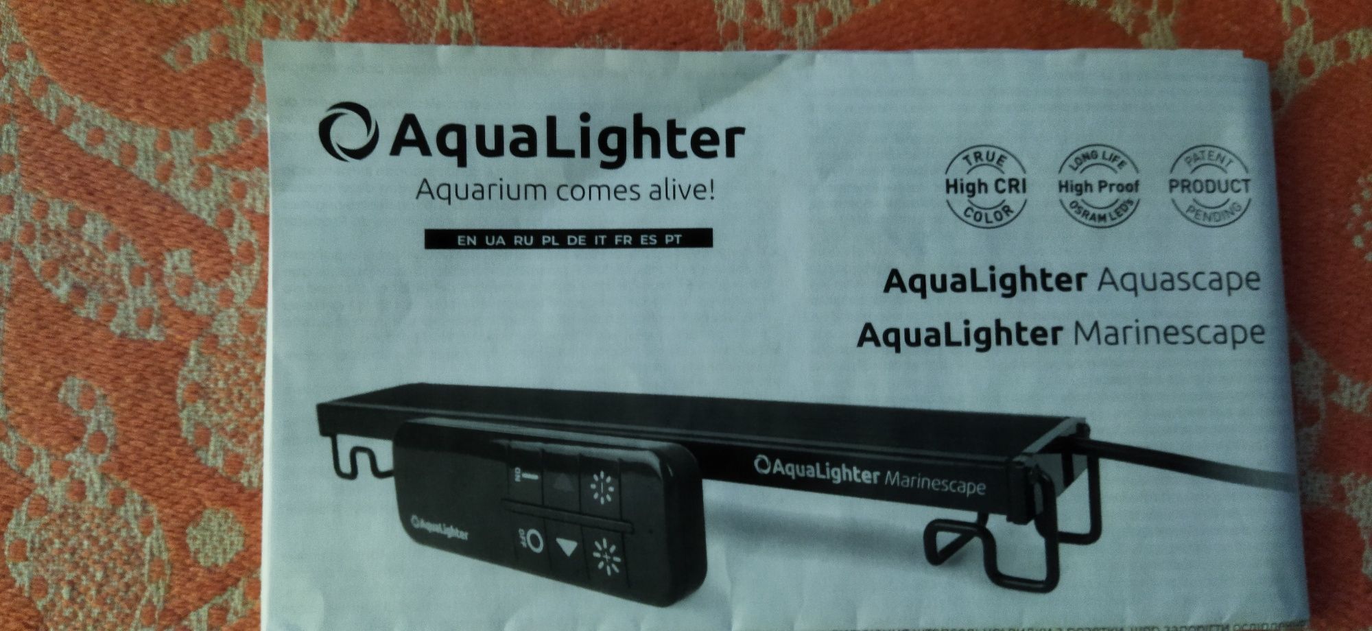 Аквариумный LED светильник Aqualighter Aquascape 30см.