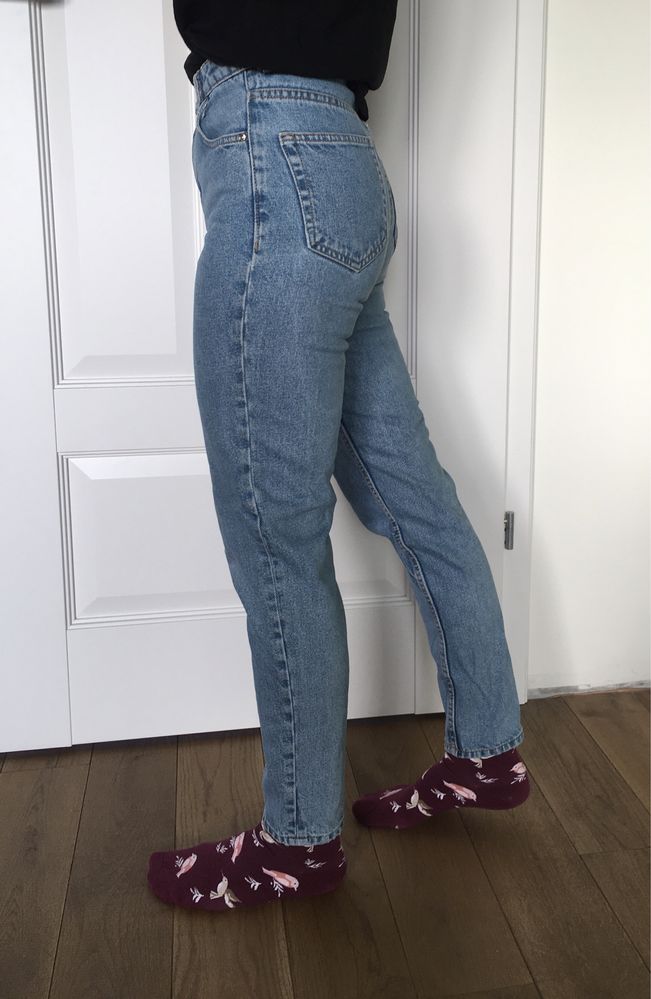 spodnie jeansy Zara Authentic Trafaluc Denimwear niebieskie XS XXS