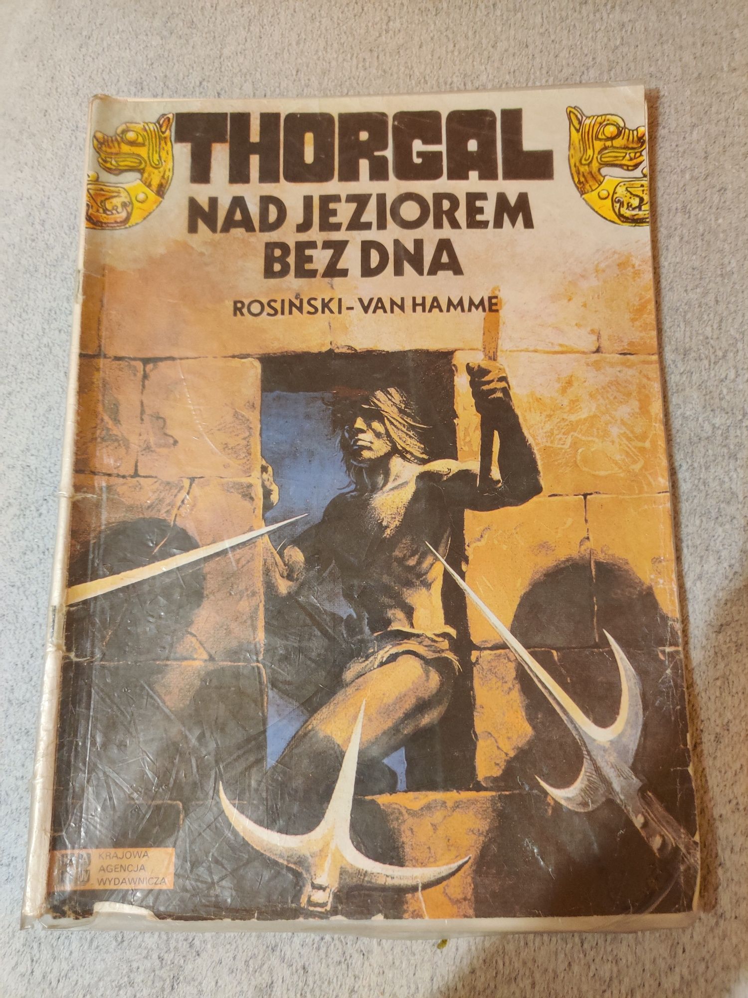 Thorgal Nad jeziorem bez dna. Wydanie I. Rosiński. Van Hamme