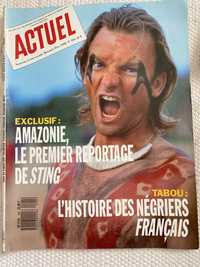 Revista Actuel c/ Sting