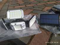 Lampa solarna LED z czujnikiem ruchu.