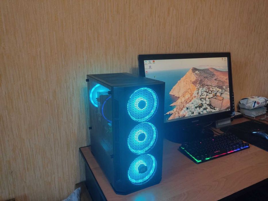 ИГРОВОЙ КОМП AMD Ryzen 7 2700, GTX 1660 ,DDR4 (16 Gb),SSD 250, HDD 2Tb