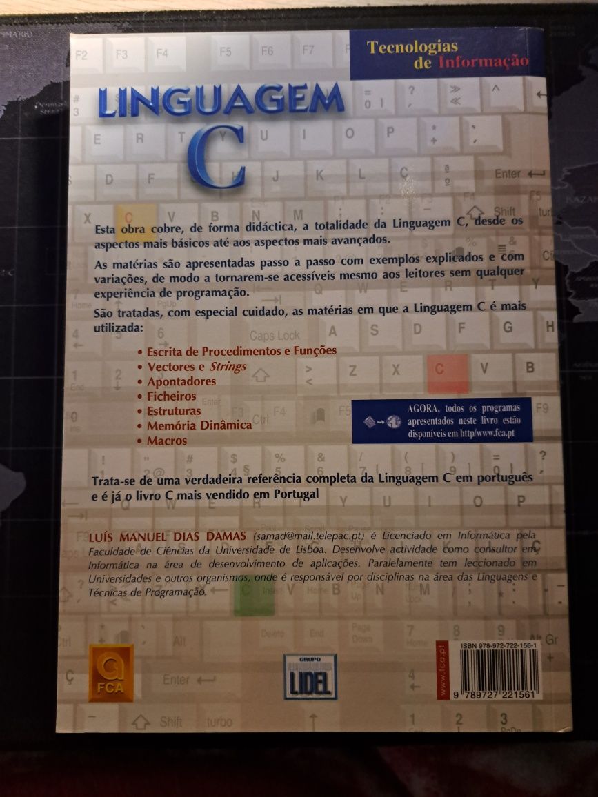 Livro sobre a linguagem C