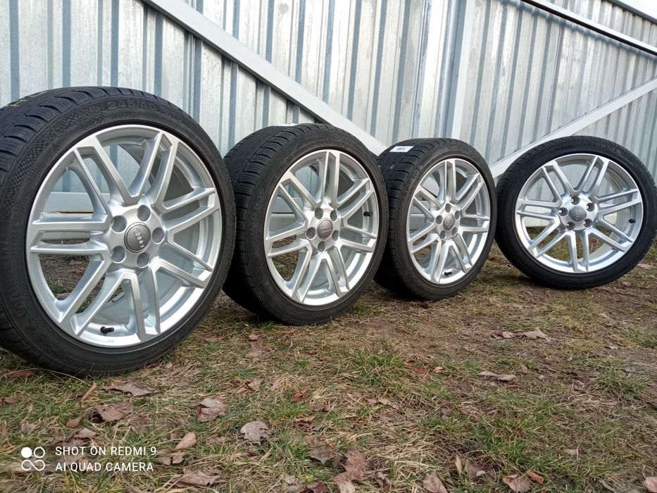 Koła Felgi Audi TT RS 18' 5x112 et50 Opony zima Continental 245/40r18