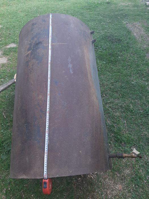 Бочка металева з краном іотворами