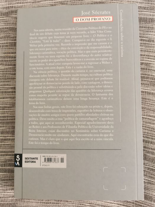 O Dom Profano (José Sócrates)