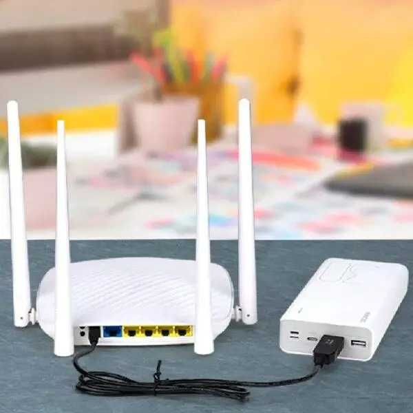 WIFI без света! Шнур зарядки роутера от Павербанка! 9V\12V