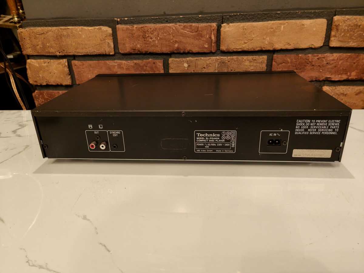 TECHNICS SL-PG440A ! Ciekawy odtwarzacz CD