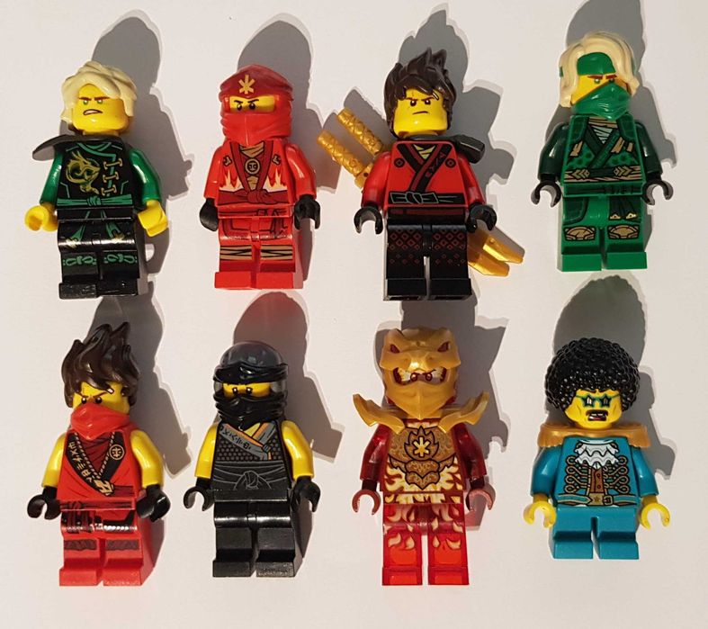 Lego figurki ninjago Kai, Lloyd, Cole 8 szt.