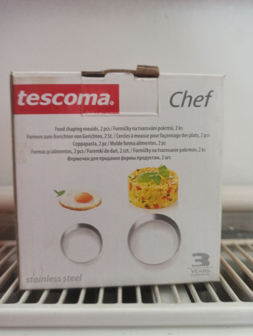 Foremki do deserów, obręcze do ryżu ziemniaków i puree tescoma