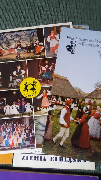 FOLKLOR - stare foldery, broszury informacyjne zespołów