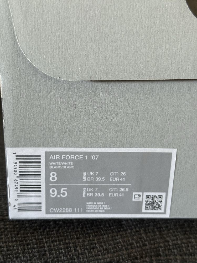 Nike Air Force 1 (Novos e Originais)