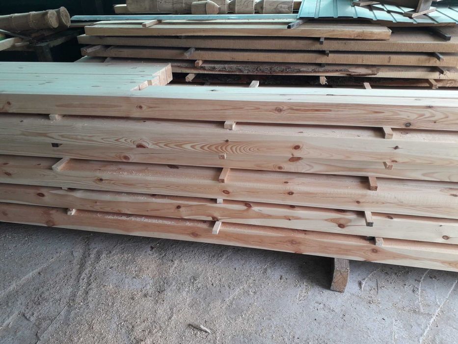 Kantówka sosnowa suszona 6x6 cm Sucha strugana