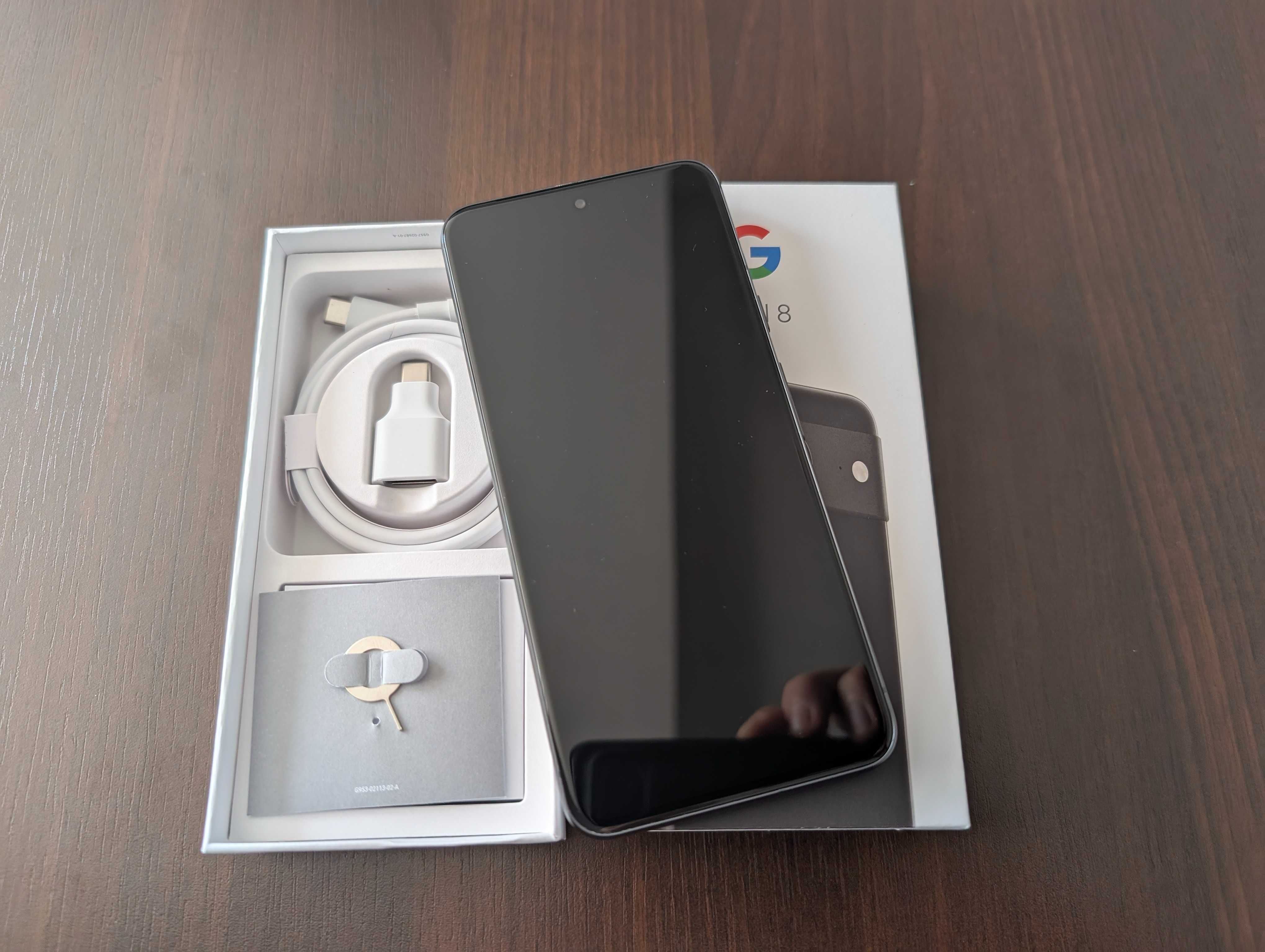 Google Pixel 8 128 GB Czarny | Stan Idealny | Gwarancja do 07.2026