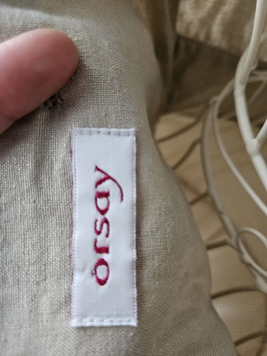 Elegancka  letnia Sukienka damska  Orsay z Metalicznym Blaskiem złota