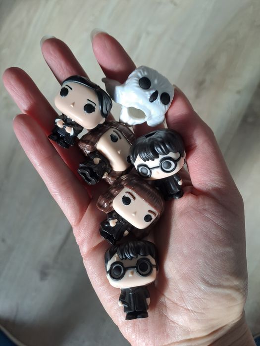 Funko pop Harry Potter kinder Joy 6 figurek Hermiona Hedwiga Cho