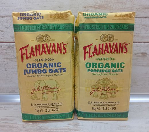 Flahavan's Organic Jumbo Oats органічна вівсянка каша