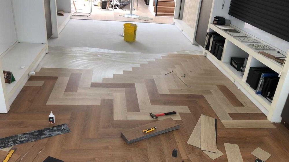 Aplicação piso flutuante/ Vinílico/ Linóleo