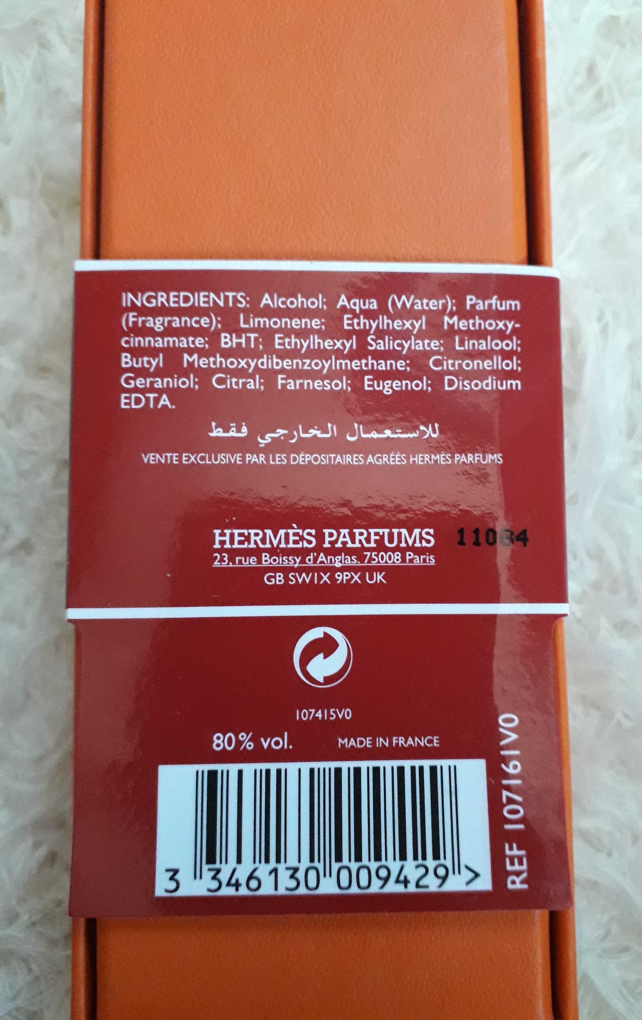 Hermès Eau de Rhubarbe Ecarlate