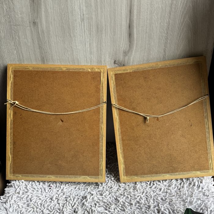 Japońskie obrazy wyszywane Vintage