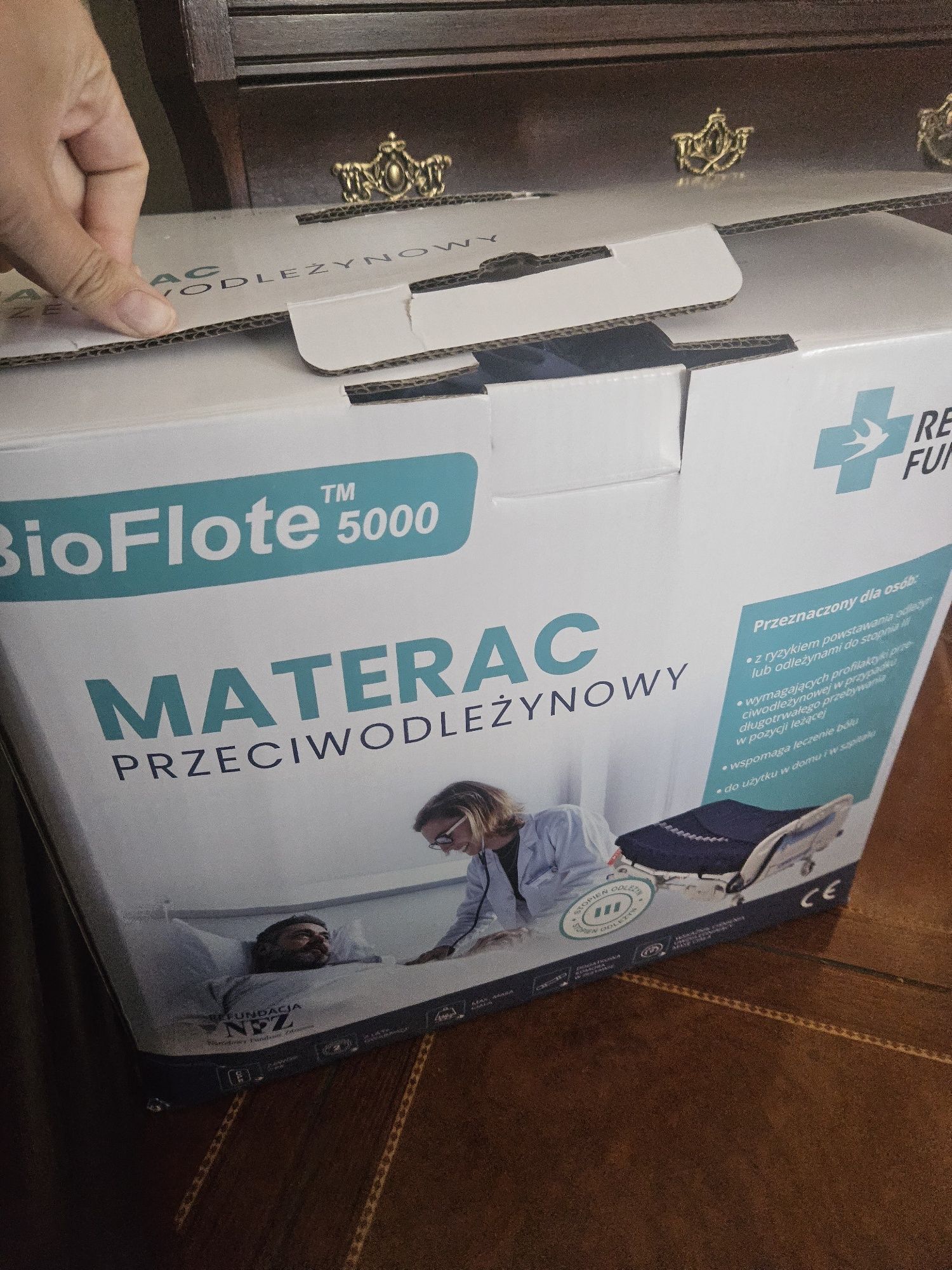 Materac przeciwodleżynowy BioFlote™ 5000
BF 5000
Do