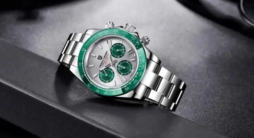 Zegarek Zegarek Pagani Design 2024 pd-1644 kwarcowy zielony SPORT