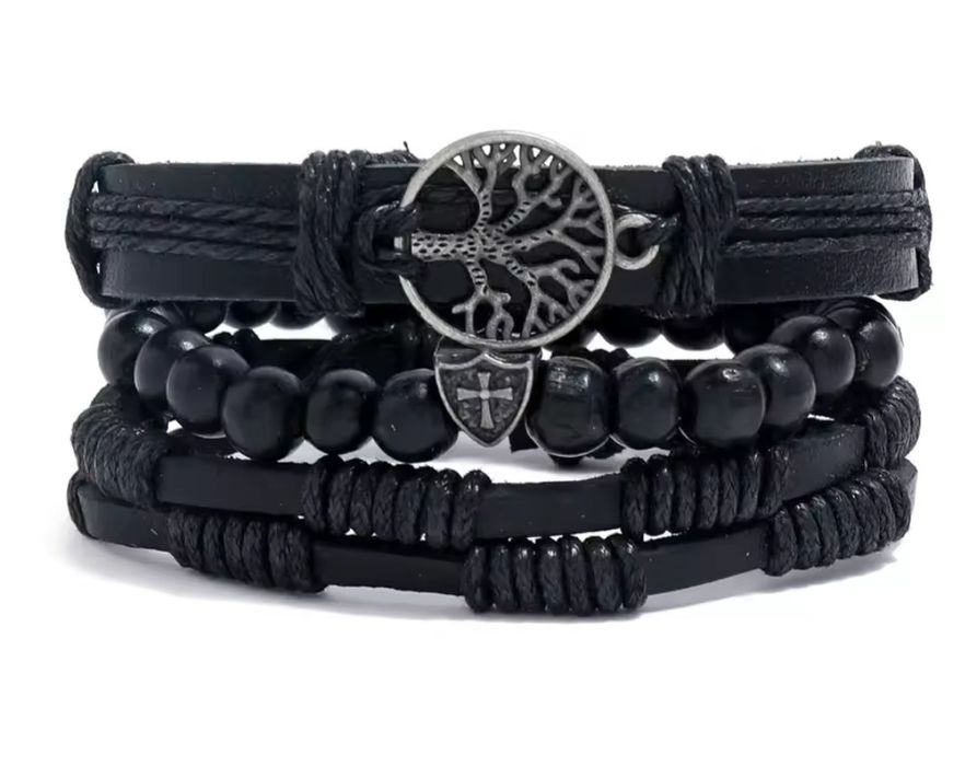 Zestaw bransoletek męskich