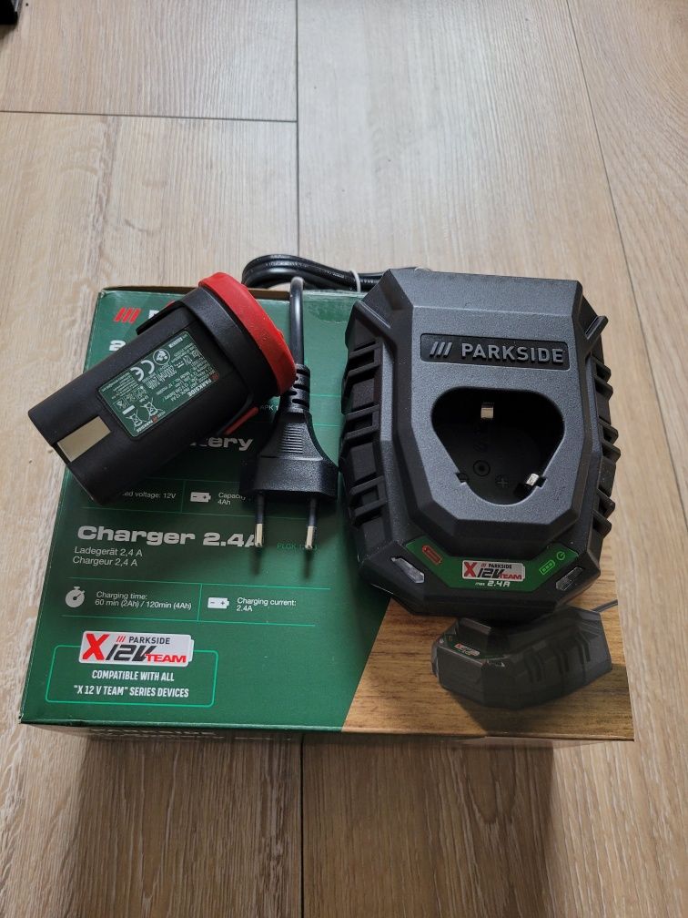 Ładowarka +bateria parkside 12V