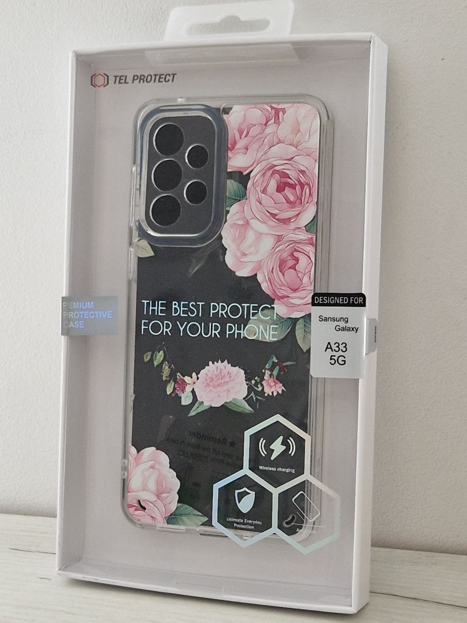 Tel Protect Flower do Samsung Galaxy A33 5G ( trzy wzory)