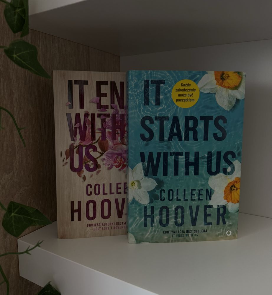 It ends with us, It starts with us Colleen Hoover