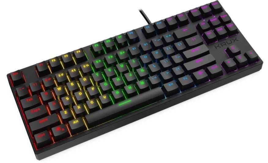 Krux Klawiatura gamingowa Atax RGB Outemu Brown