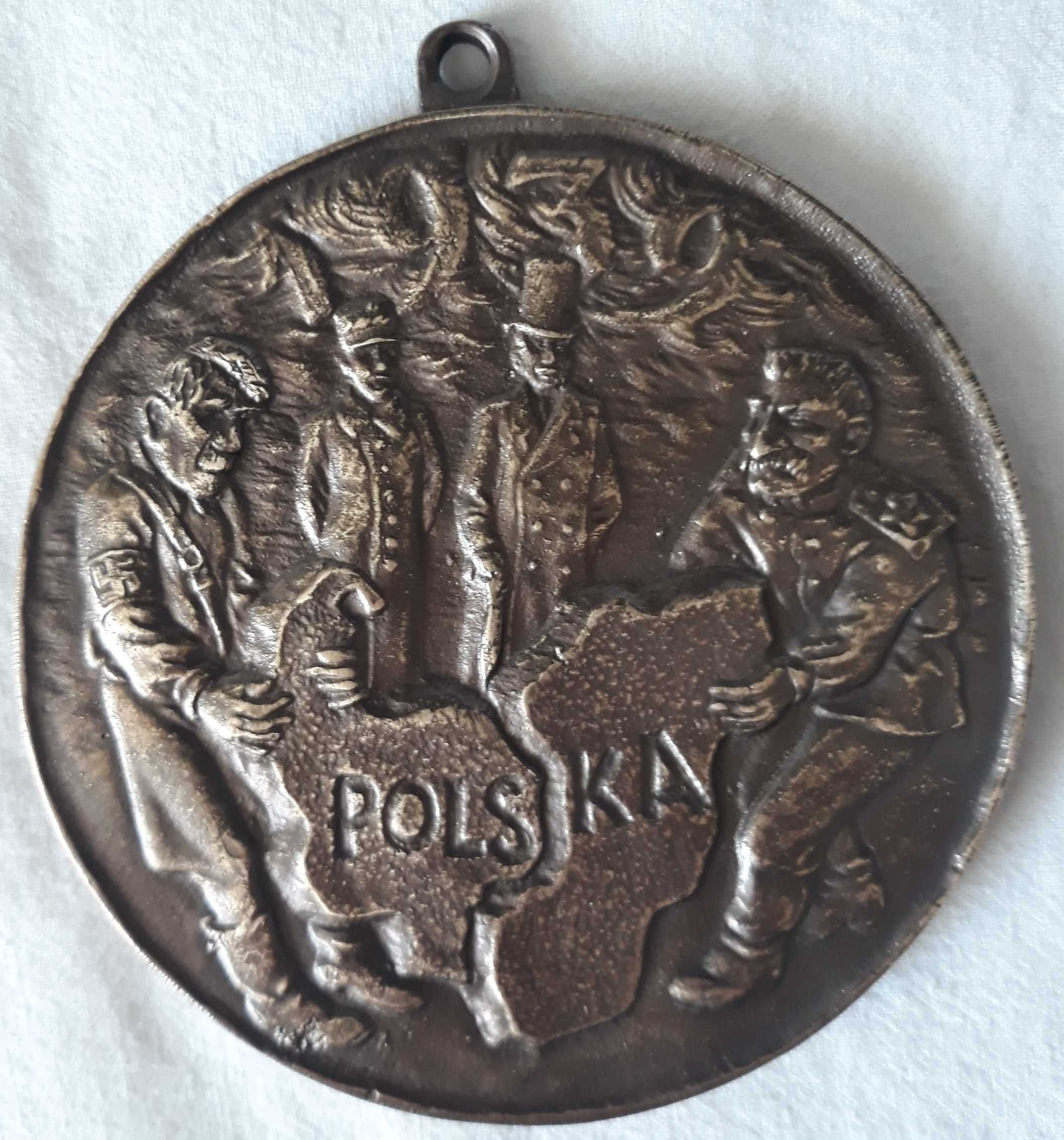 Medal dwustronny Teheran- Jałta- Poczdam