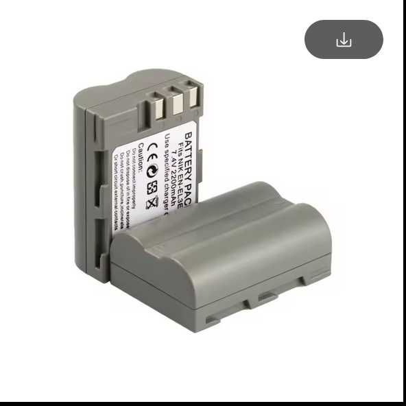 2 baterias recarregáveis EN-EL3E para nikon