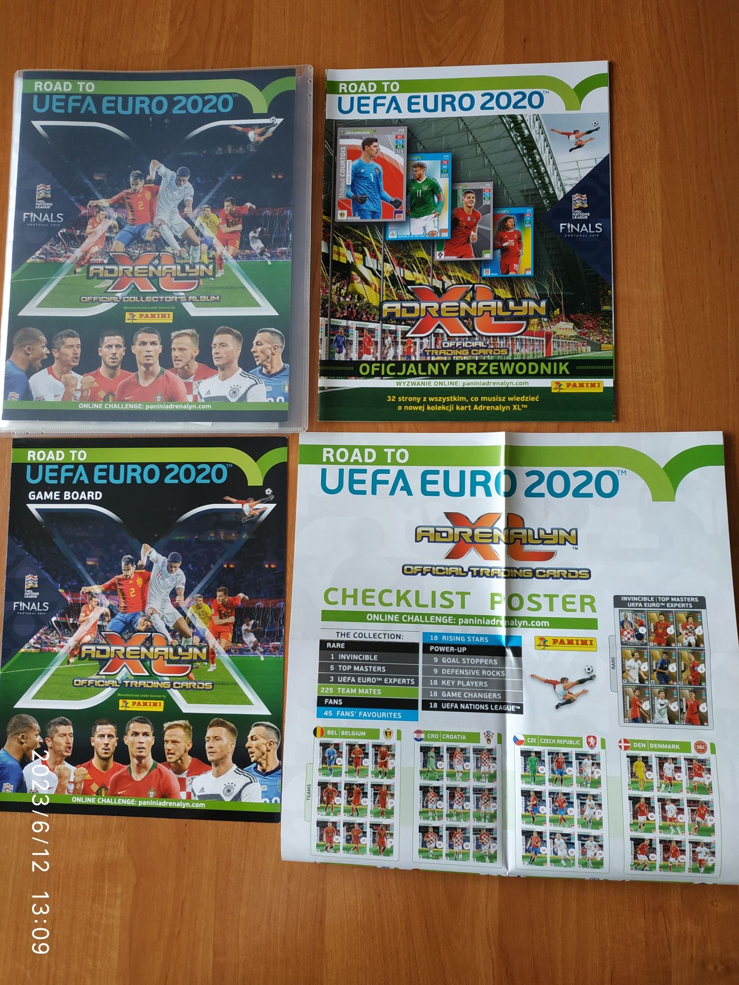 Panini Road to UEFA EURO 2020 - zestaw album plus 160 kart (Mbappe)