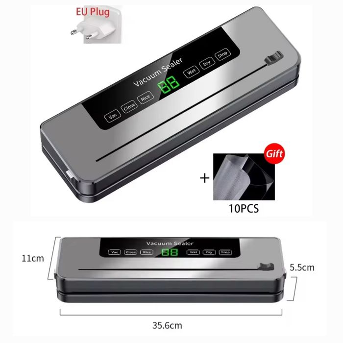 (НОВЫЙ) Вакууматор Вакуумный упаковщик пищевых продуктов Плёнка Пакет