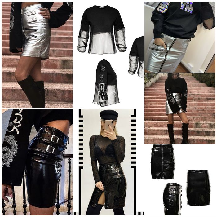 Дизайнерський світшот худі лонгслів з органзою ,юбка. ТОП розпродаж