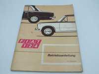 FIAT 124 instrukcja obsługi w języku Niemieckim Łada