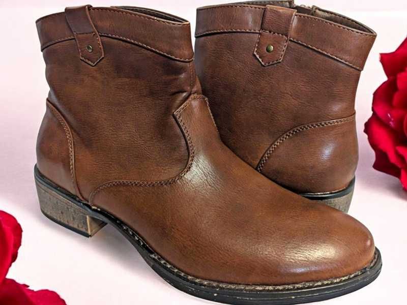 Чоботи ковбойські Graceland байкерські напівчоботи чобітки кантрі р.36