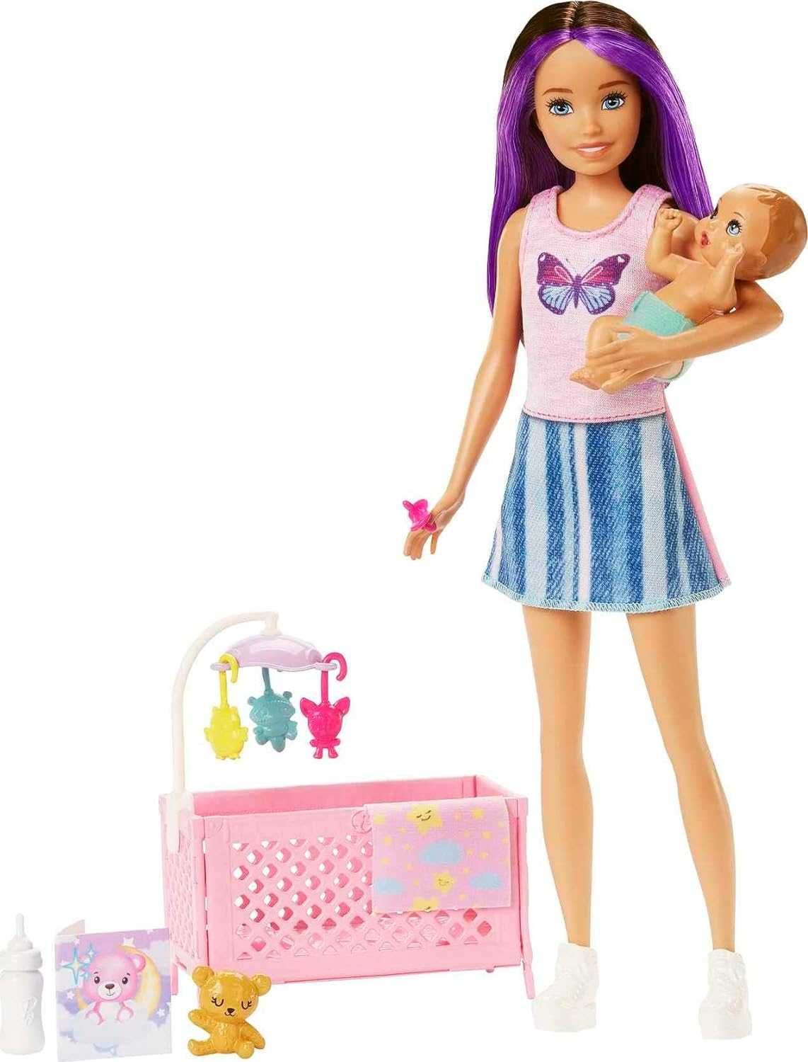 Barbie Skipper Babysitters няня з малюком та ліжечком.