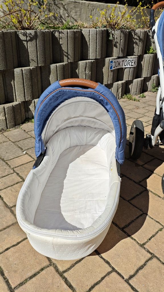 Wózek coletto 2w1 plus fotelik cybex z bazą ISOFIX