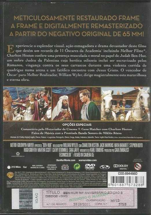 Ben-Hur (edição 50º Aniversário 2 DVD)