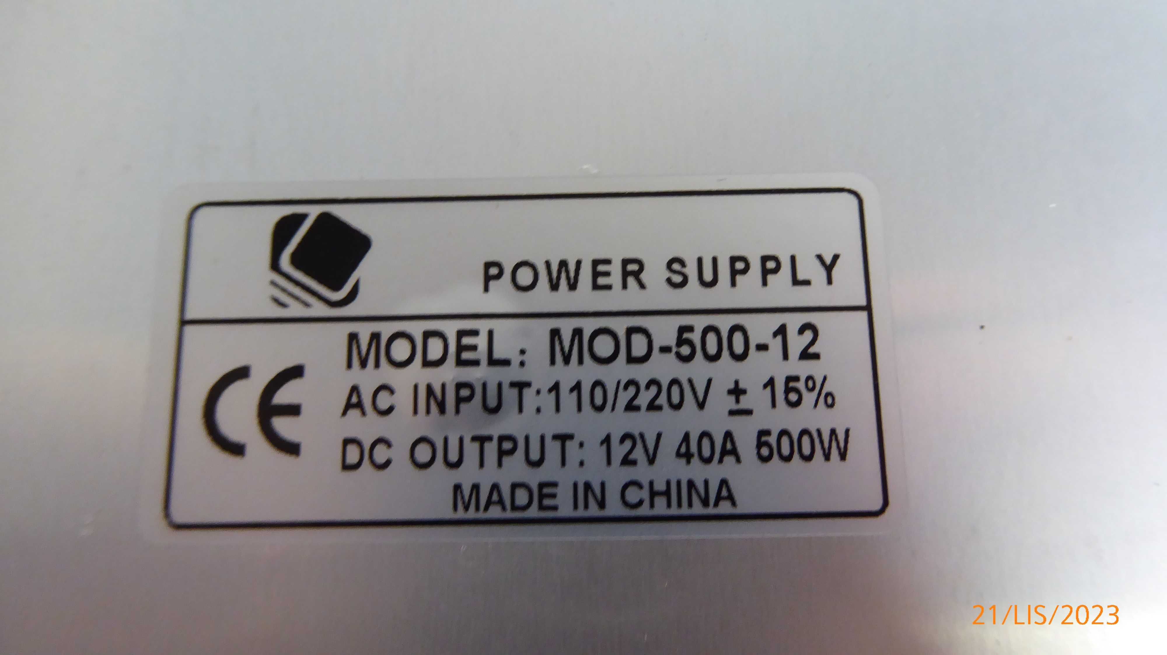 Zasilacz LED MOD-500-12