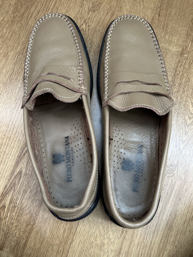 Buty półbuty skórzane mokasyny